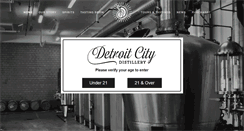 Desktop Screenshot of detroitcitydistillery.com